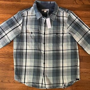 Outerknown Mens Blanket Shirt Jacket Button Down